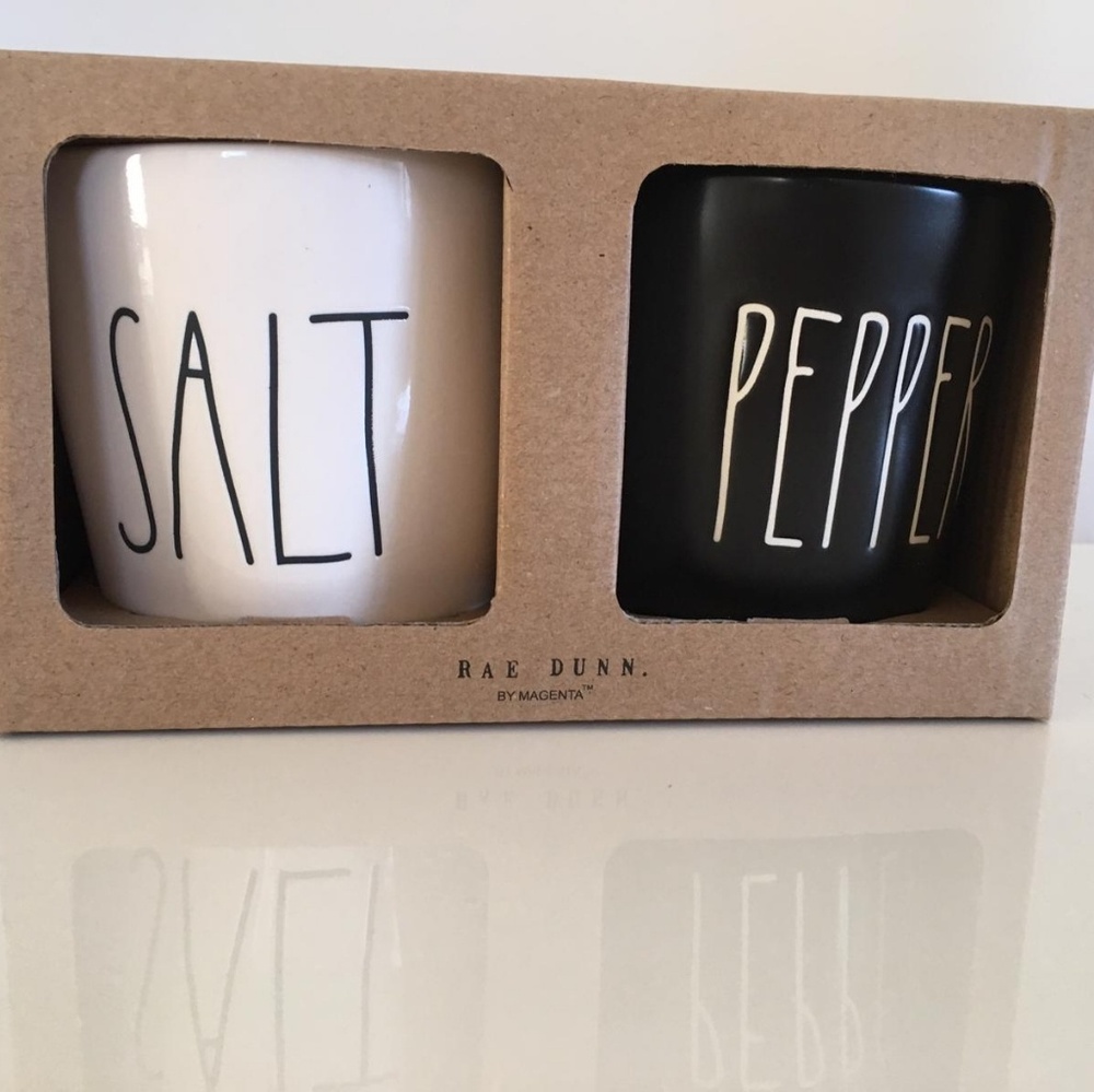 Rae Dunn Salt and Pepper cellars